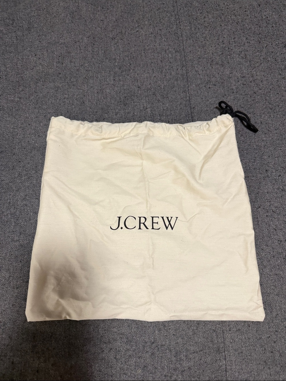 J.Crew dust bag
